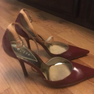 Guess red sexy heels